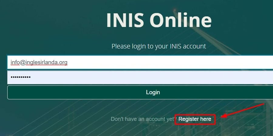 nueva pagina para renovar tarjeta gnib irlanda