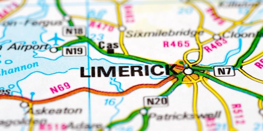Ubicación de Limerick en el Mapa