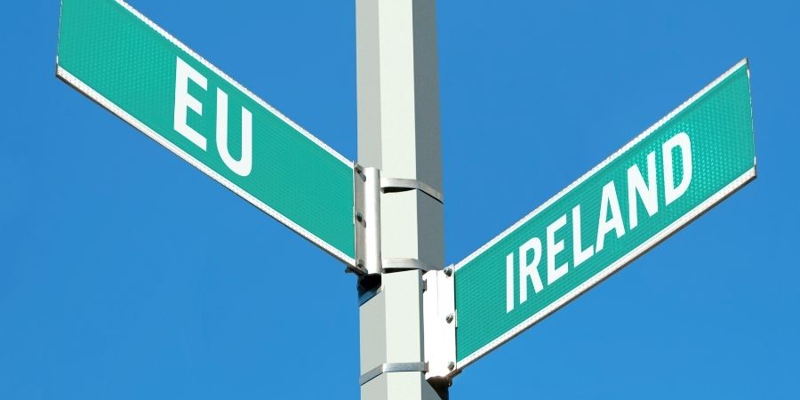 Irlanda del norte sigue junto a los Reinos Unidos mientras que los del sur no.