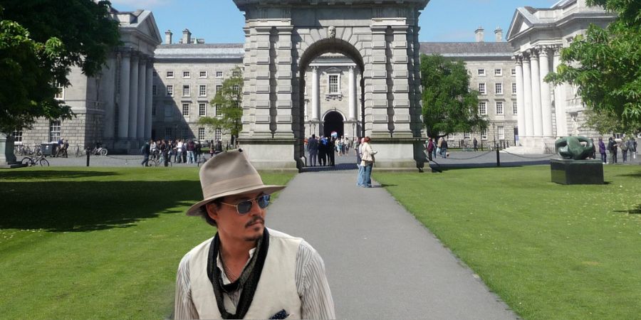 Johnny Depp Visita Irlanda