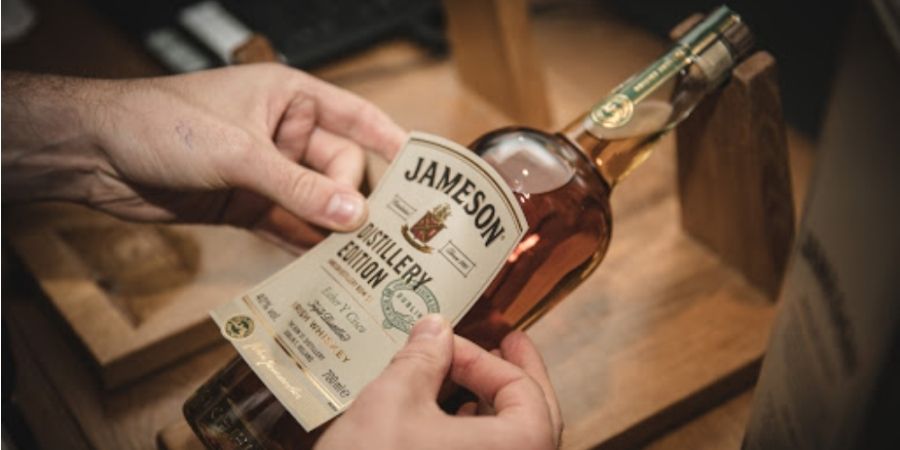 Etiqueta Whiskey Jameson