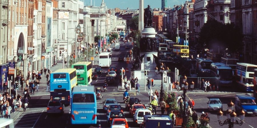 Transporte Público Dublín ciudadCarreteras para Conducir en Irlanda